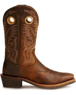 Ariat Men's Heritage Roughstock Western Performance Boots - Square Toe -Western Shoe Store 030102 41 RT