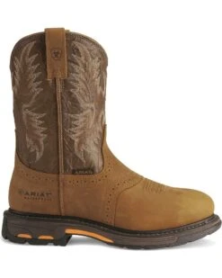Ariat Men's Work-Hog Waterproof Pro Work Boots -Western Shoe Store 030353 BR RT