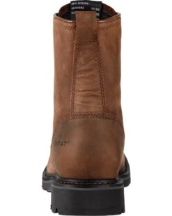 Ariat Men's Cascade 8" Lace-Up Work Boots - Steel Toe -Western Shoe Store 030489 41 D5