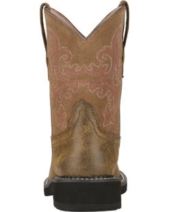 Ariat Fatbaby Brown Bomber Leather Boots - Crepe Sole -Western Shoe Store 031302 EZ BK