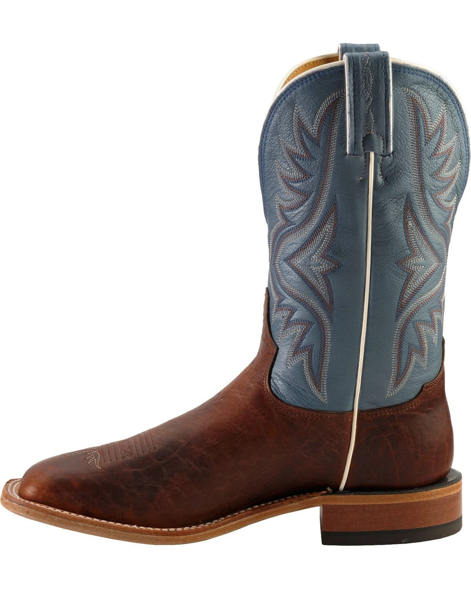 Tony Lama Men's Americana Western Boots - Broad Square Toe 3 Tony Lama Men's Americana Western Boots - Broad Square Toe - Image 3