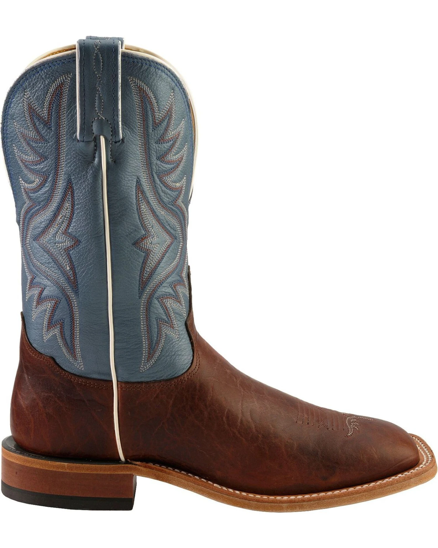 Tony Lama Men's Americana Western Boots - Broad Square Toe 2 Tony Lama Men's Americana Western Boots - Broad Square Toe - Image 2