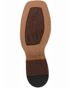 Justin Men's Caddo Bent Rail Western Boots - Broad Square Toe -Western Shoe Store 036P11 35 P7