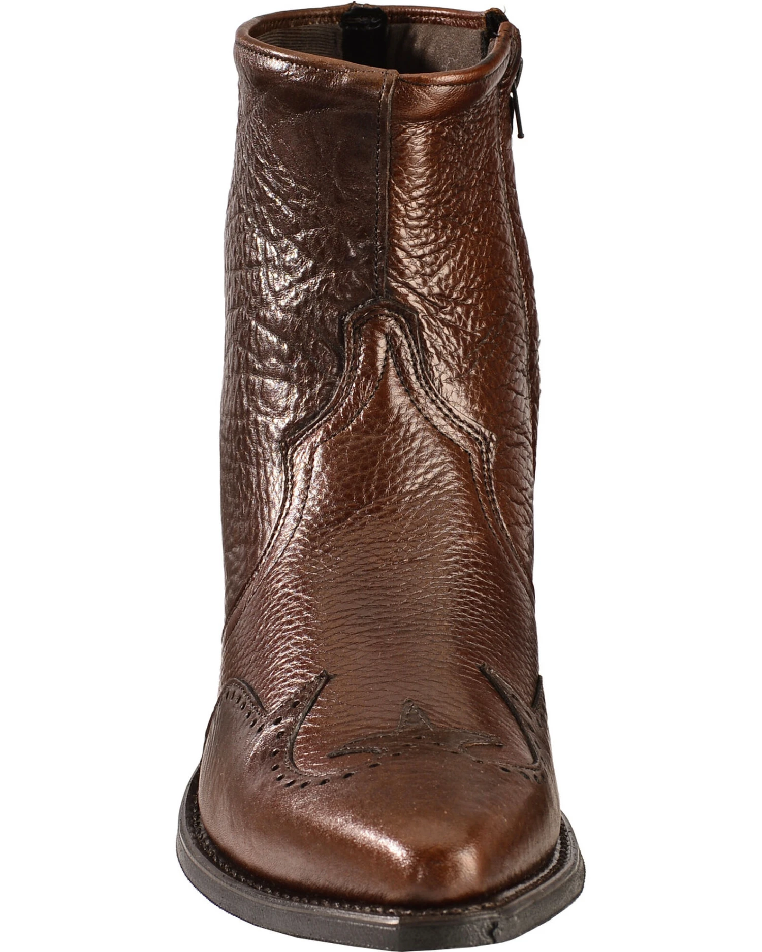 Abilene Men's 7" Wingtip Zip Boots 4 Abilene Men's 7" Wingtip Zip Boots - Image 4