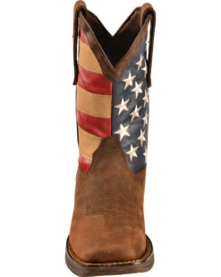 Durango Men's Patriotic Square Toe Western Boots -Western Shoe Store 038782 41 FT