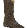 Roper Women's Bling Crystal Cross Faux Leather Western Boots
