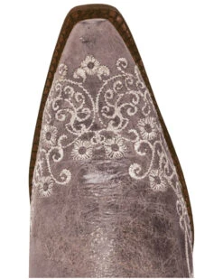 Corral Women's Crater With Bone Embroidery Western Boots - Snip Toe -Western Shoe Store 045S76 41 TP