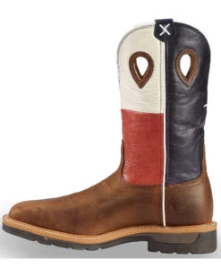 Twisted X Men's 12" Lite Cowboy Flag Steel Toe Work Boots -Western Shoe Store 050K19 41 LT