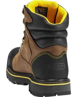 Keen Men's Milwaukee Mid Waterproof Boots - Steel Toe -Western Shoe Store 050P88 B8 BK