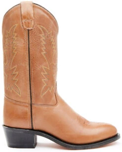Old West Little Girls' Corona Calfskin Western Boots - Round Toe -Western Shoe Store 053383 7049 P2