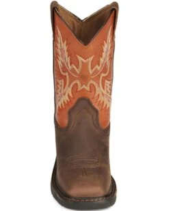 Ariat Boys' Earth Workhog Western Boots - Broad Square Toe -Western Shoe Store 053711 B8 FT