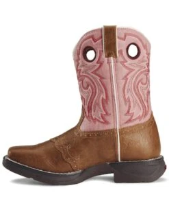 Durango Girls' Western Boots - Square Toe 9 Durango Girls' Western Boots - Square Toe -Western Shoe Store 053748 22 LT