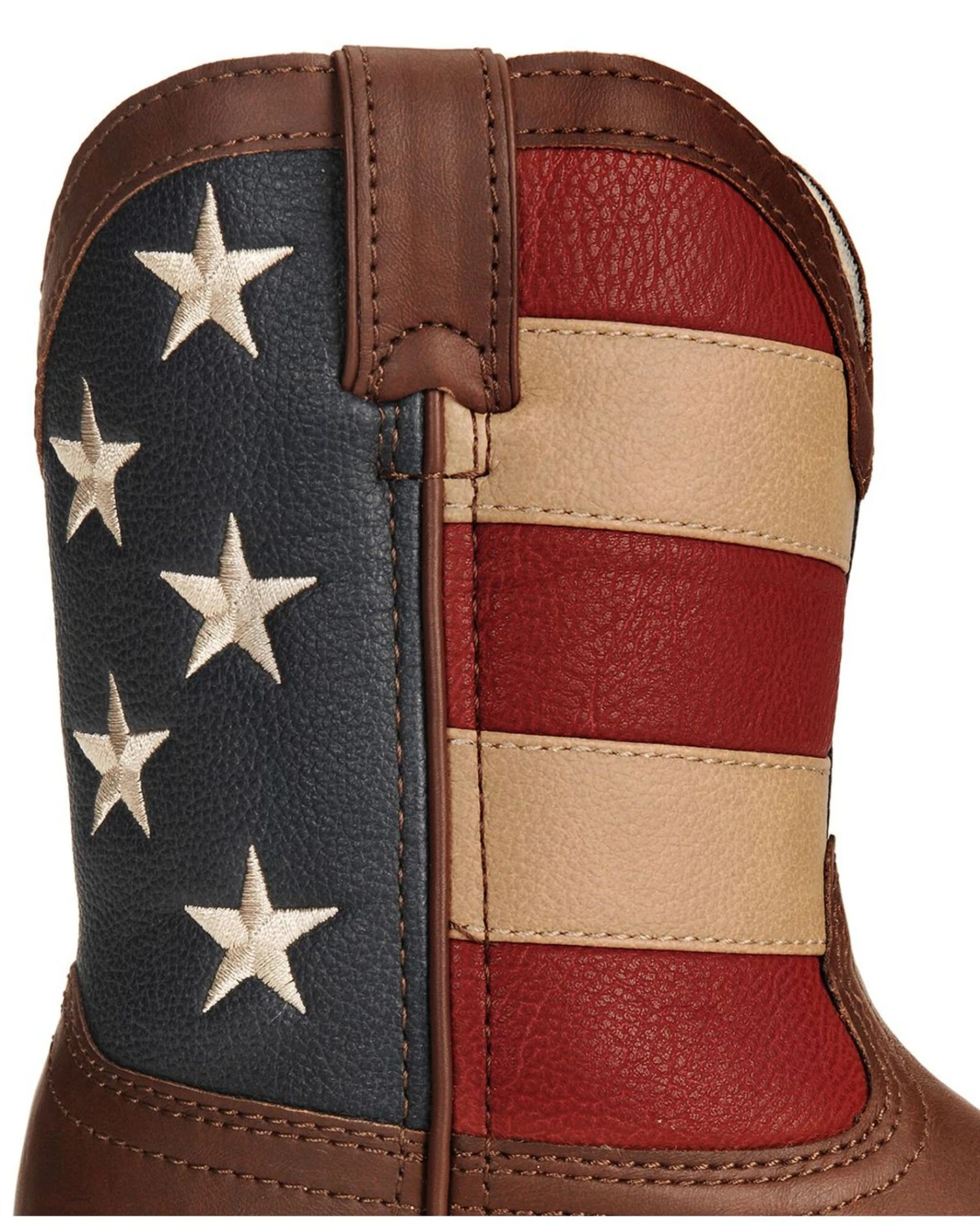 Durango Boys' American Flag Western Boots - Square Toe 2 Durango Boys' American Flag Western Boots - Square Toe - Image 2