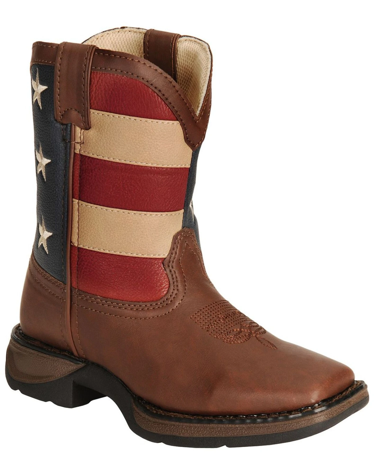 Durango Boys' American Flag Western Boots - Square Toe 1 Durango Boys' American Flag Western Boots - Square Toe