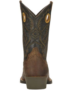 Ariat Boys' Roughstock Western Boots - Square Toe -Western Shoe Store 053L88 41 BK