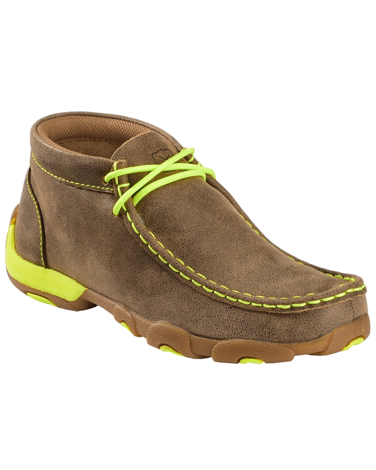 Twisted X Boys' Leather Driving Mocs - Moc Toe 1 Twisted X Boys' Leather Driving Mocs - Moc Toe