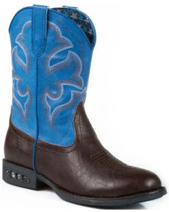 Roper Boy's Lightning Light-Up Western Boots