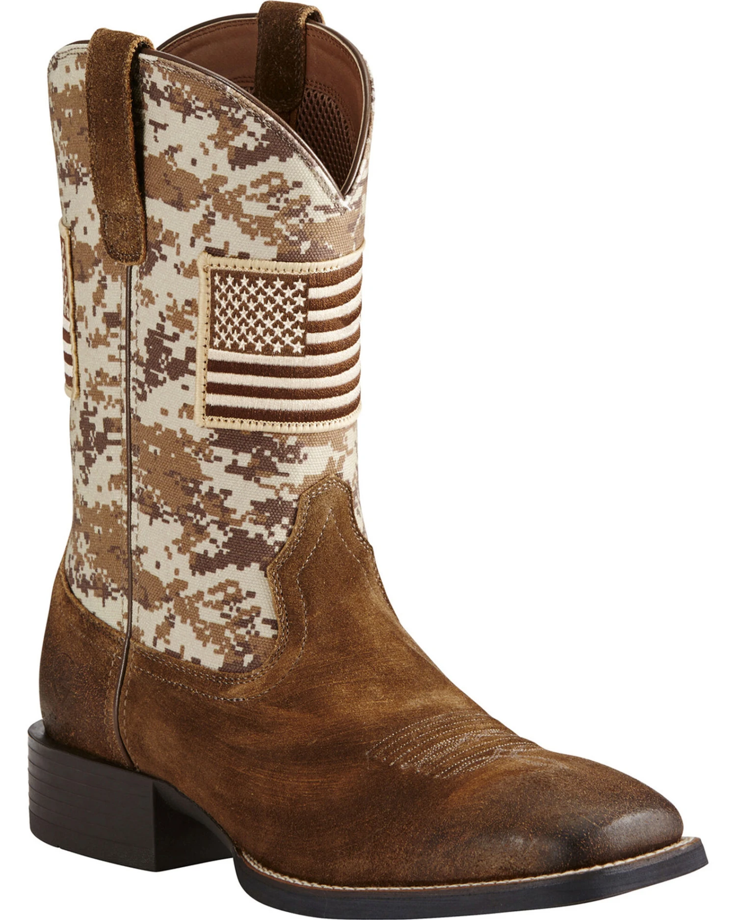Ariat Men's Camo Patriot Western Boots 1 Ariat Men's Camo Patriot Western Boots