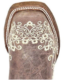 Corral Kids' Embroidered Square Toe Western Boots -Western Shoe Store 2000206394 200 TP