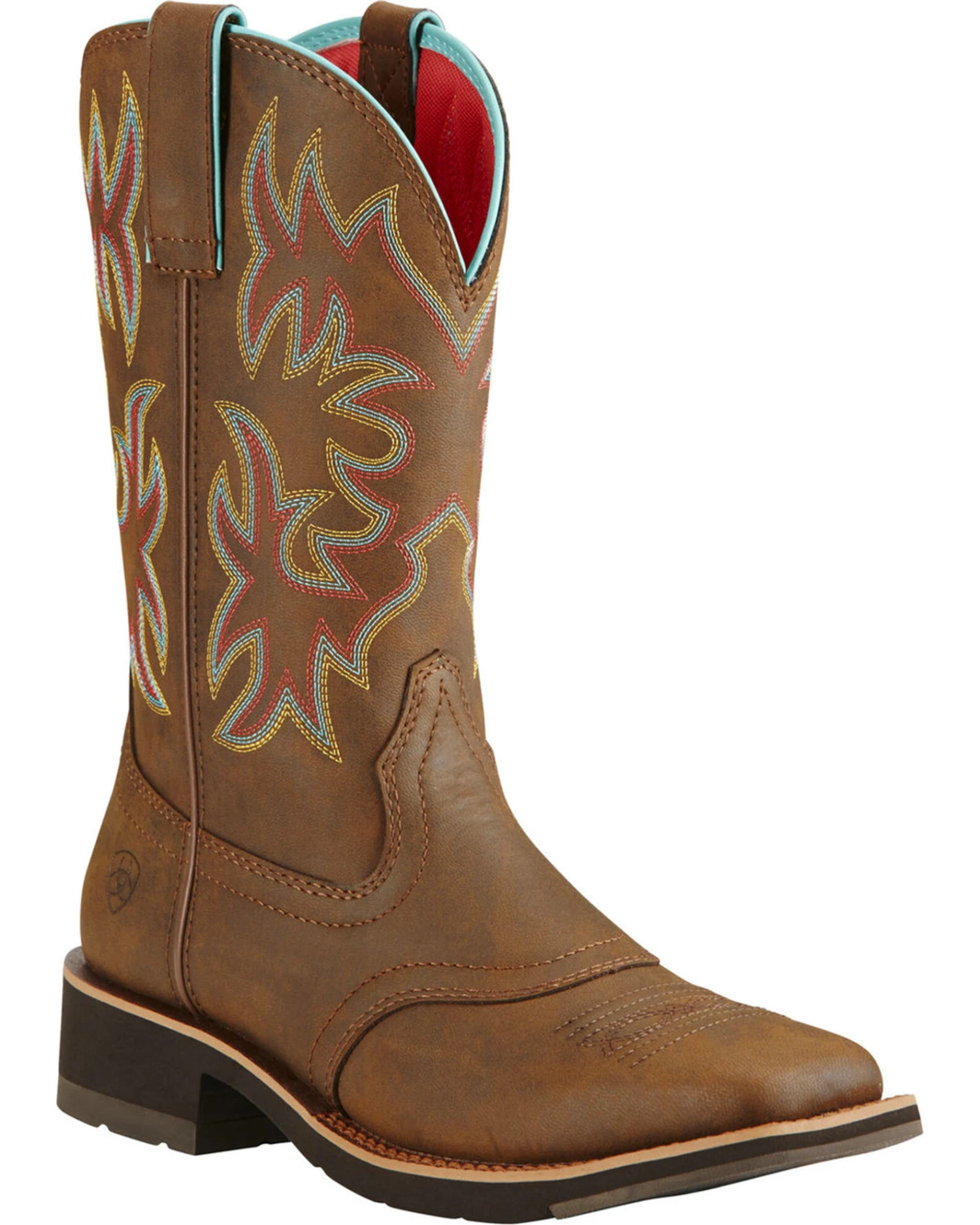 Ariat Women's Delilah Western Performance Boots - Broad Square Toe 1 Ariat Women's Delilah Western Performance Boots - Broad Square Toe