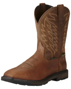 Ariat Men's Groundbreaker Metguard Western Work Boots - Steel Toe
