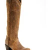 Lane Women's Plain Jane Brown Western Boots - Round Toe 