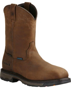 Ariat Men's Workhog Waterproof Work Boots - Composite Toe 
