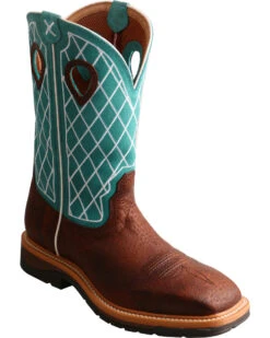 Twisted X Men's Pattern Steel Toe Western Work Boots