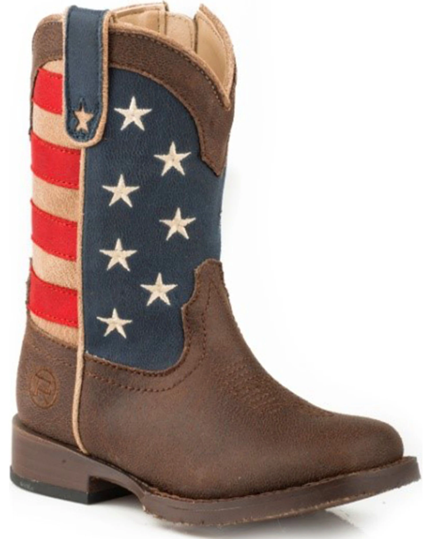 Roper Toddler Boys' American Patriot Western Boots - Square Toe 1 Roper Toddler Boys' American Patriot Western Boots - Square Toe