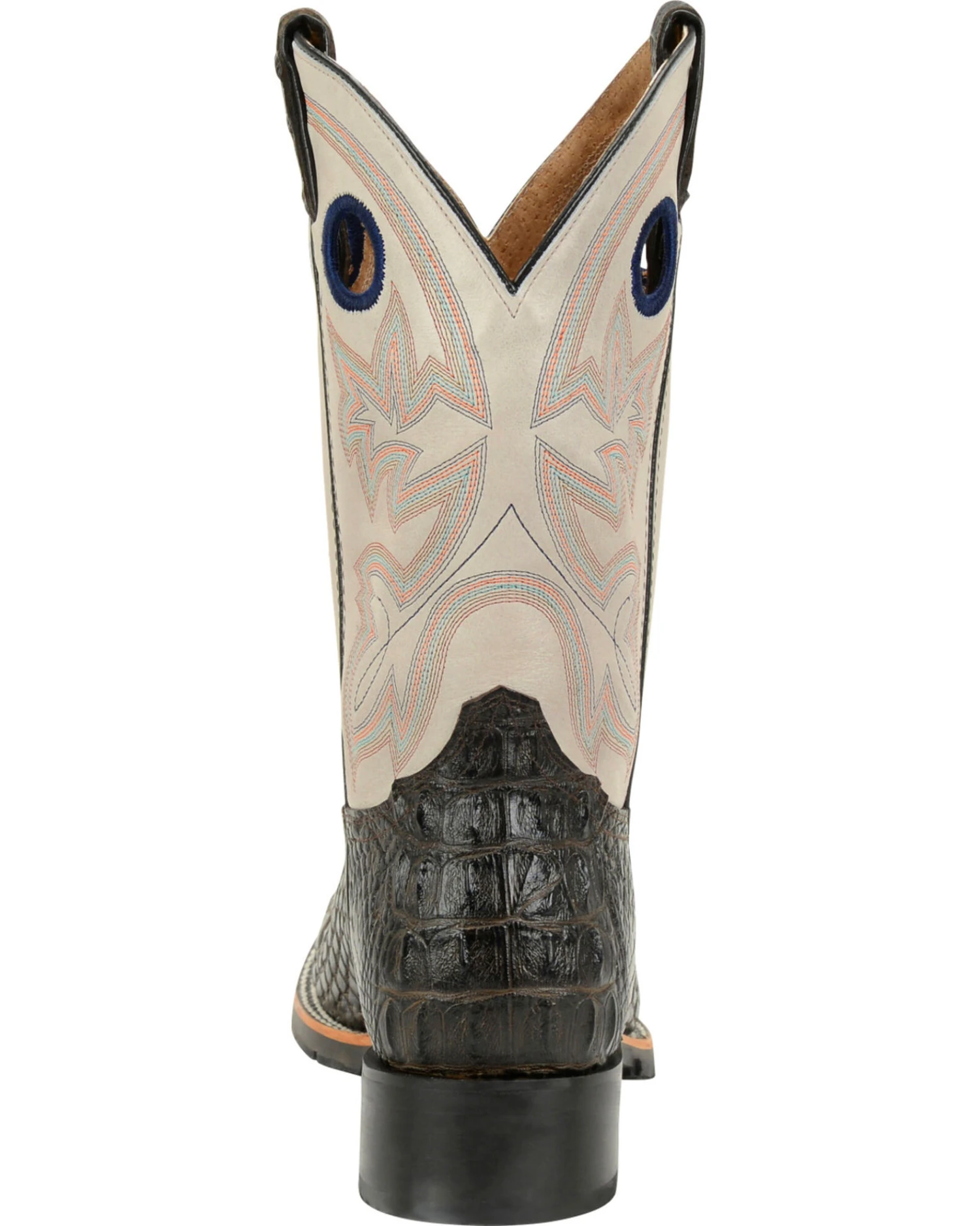 Double H Men's 12" Caiman Print Steel Toe Western Boots 6 Double H Men's 12" Caiman Print Steel Toe Western Boots - Image 6