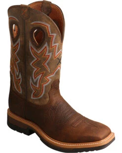 Twisted X Men's Lite Western Work Boots - Alloy Toe