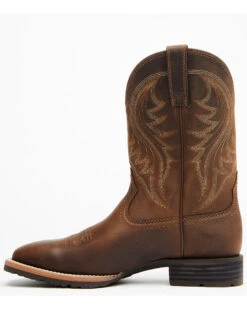 Ariat Men's Distressed Hybrid Rancher Western Performance Boots - Broad Square Toe -Western Shoe Store 2000233948 200 P3