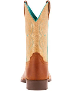 Ariat Girls' Quickdraw Western Boots - Square Toe  -Western Shoe Store 2000238781 280 BK