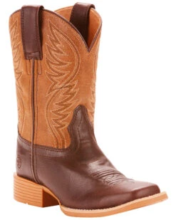 Western Shoe Store 13 Ariat Girls' Brumby Fudgesickle Tumblin Western Boots - Broad Square Toe