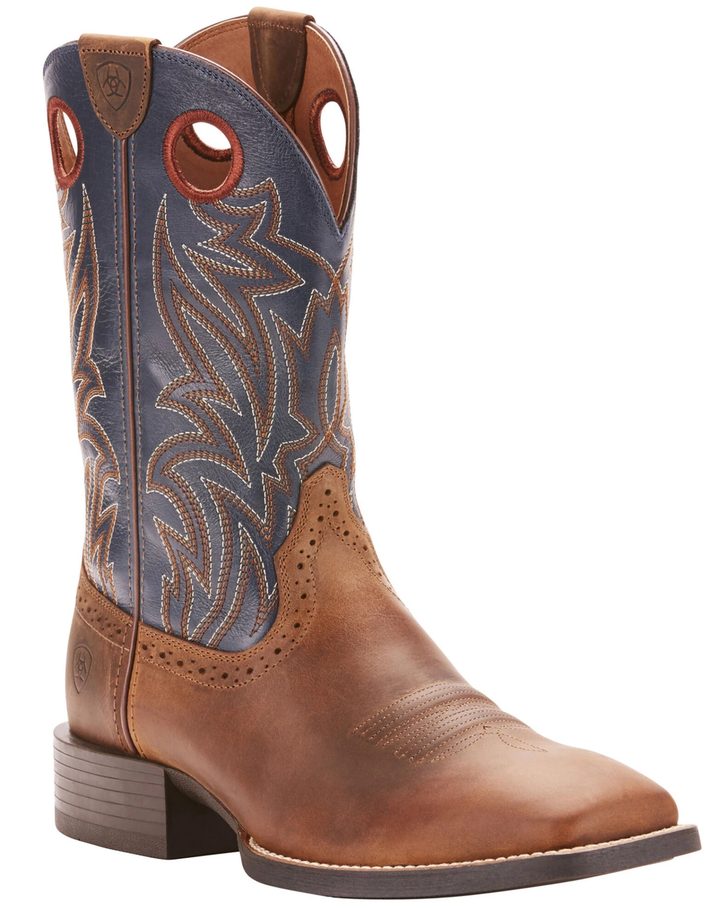 Ariat Men's Sidebet Western Performance Boots - Broad Square Toe 1 Ariat Men's Sidebet Western Performance Boots - Broad Square Toe