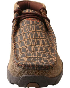 Twisted X Men's Caiman Print Driving Mocs - Moc Toe -Western Shoe Store 2000240922 200 FT