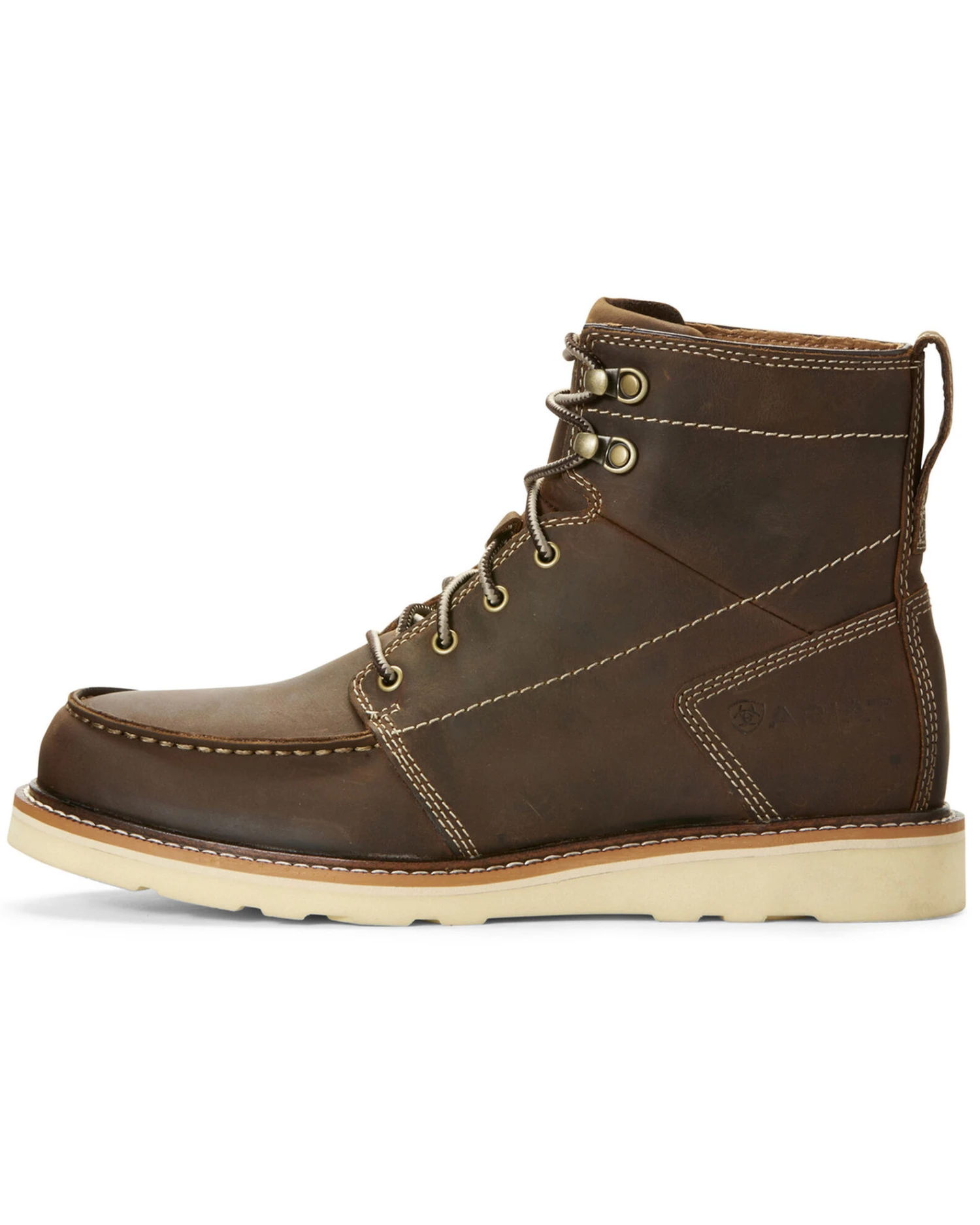 Ariat Men's Brewed Barley Recon Lace-Up Boots - Moc Toe 2 Ariat Men's Brewed Barley Recon Lace-Up Boots - Moc Toe - Image 2