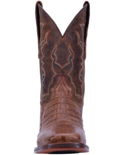 Dan Post Men's Kingsly Caiman Western Boots - Broad Square Toe -Western Shoe Store 2000276157 240 P5