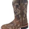 Smoky Mountain Little Girls' Marilyn Western Boots - Square Toe