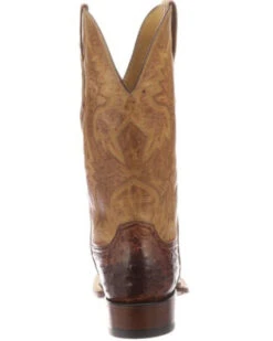 Lucchese Men's Cliff Exotic Western Boots - Square Toe -Western Shoe Store 2000277051 201 P4