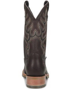 Double H Men's Dark Brown Elk Western Boots - Broad Square Toe 10 Double H Men's Dark Brown Elk Western Boots - Broad Square Toe -Western Shoe Store 2000285688 240 P4