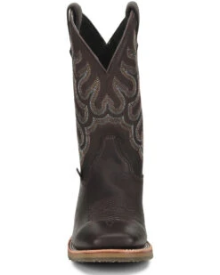 Double H Men's Dark Brown Elk Western Boots - Broad Square Toe 11 Double H Men's Dark Brown Elk Western Boots - Broad Square Toe -Western Shoe Store 2000285688 240 P5