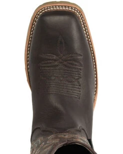 Double H Men's Dark Brown Elk Western Boots - Broad Square Toe 12 Double H Men's Dark Brown Elk Western Boots - Broad Square Toe -Western Shoe Store 2000285688 240 P6