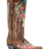 Corral Women's Deer Skull Western Boots - Snip Toe