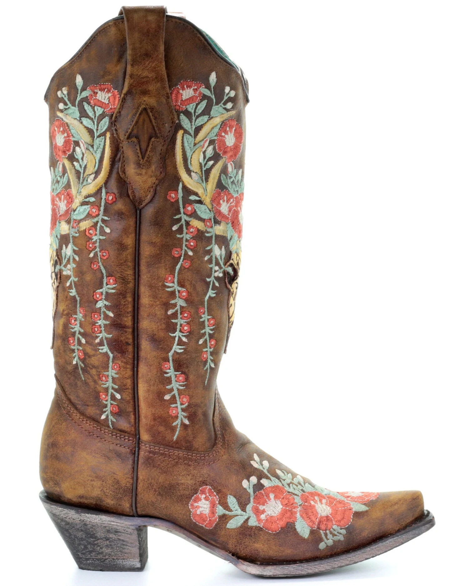 Corral Women's Deer Skull Western Boots - Snip Toe 2 Corral Women's Deer Skull Western Boots - Snip Toe - Image 2