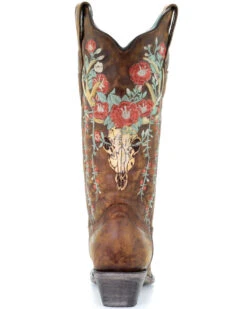 Corral Women's Deer Skull Western Boots - Snip Toe 8 Corral Women's Deer Skull Western Boots - Snip Toe -Western Shoe Store 2000288047 280 P4
