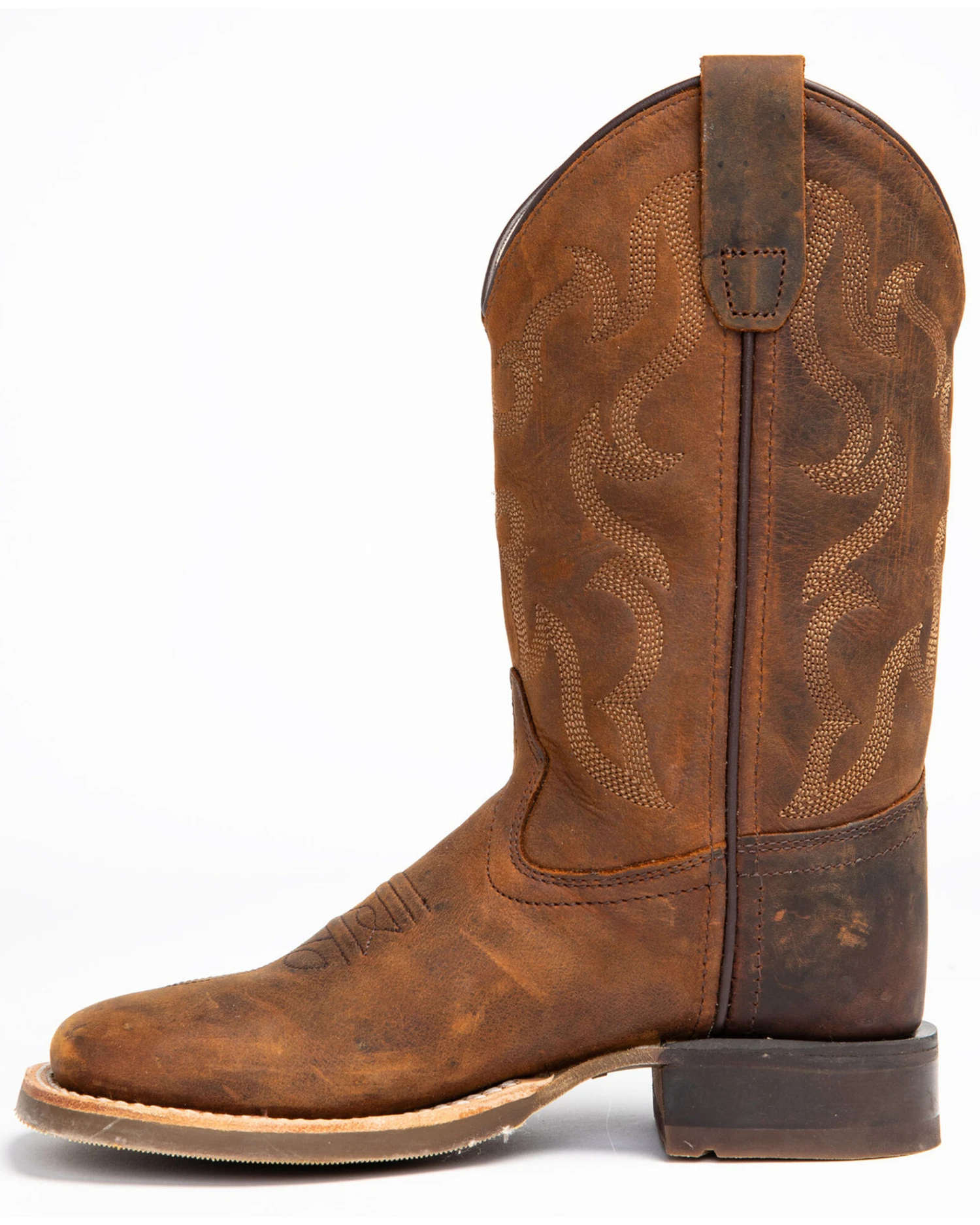 Cody James Boys' Full-Grain Leather Western Boots - Square Toe 3 Cody James Boys' Full-Grain Leather Western Boots - Square Toe - Image 3