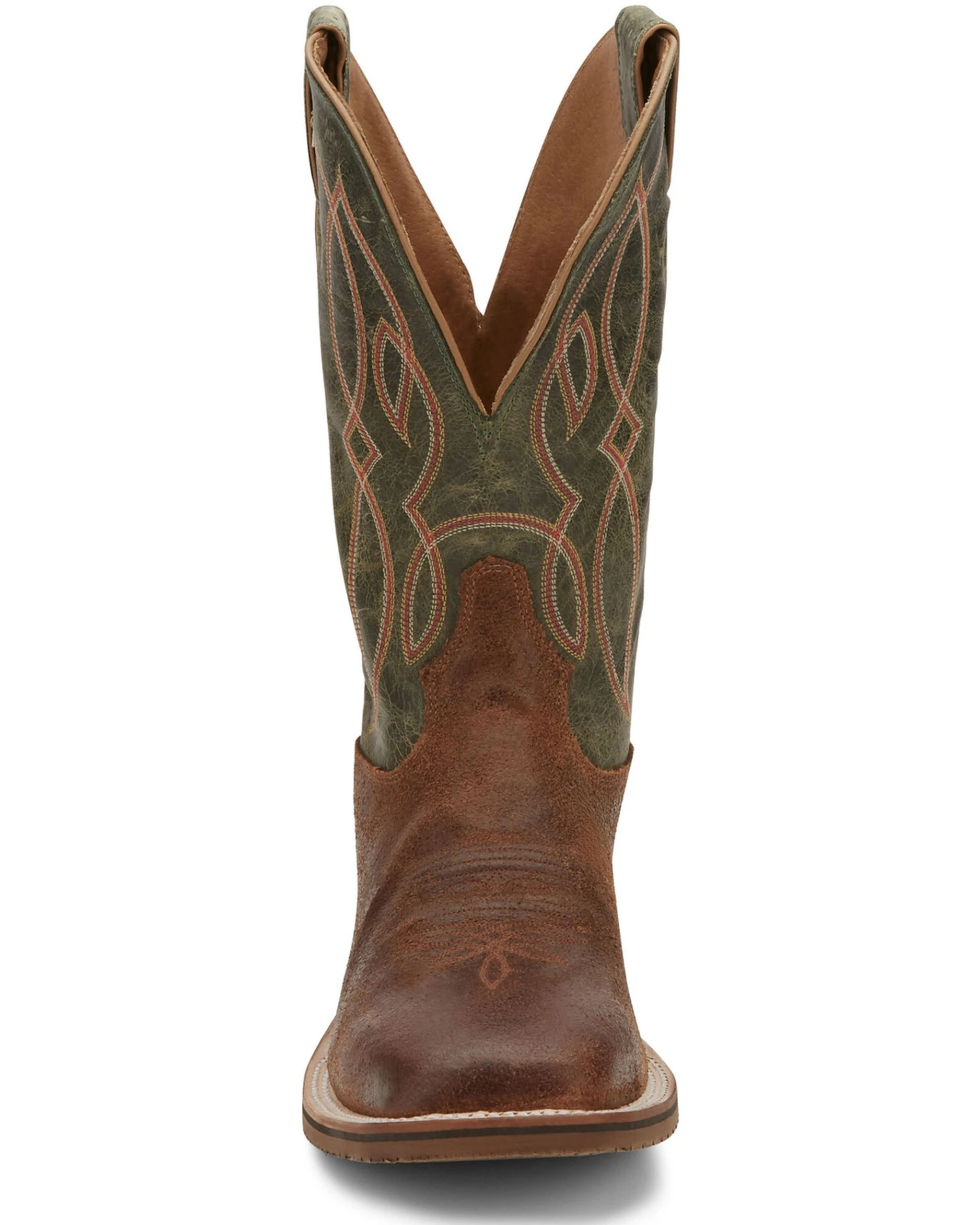 Tony Lama Men's Landgrab Brown Western Boots - Broad Square Toe 5 Tony Lama Men's Landgrab Brown Western Boots - Broad Square Toe - Image 5