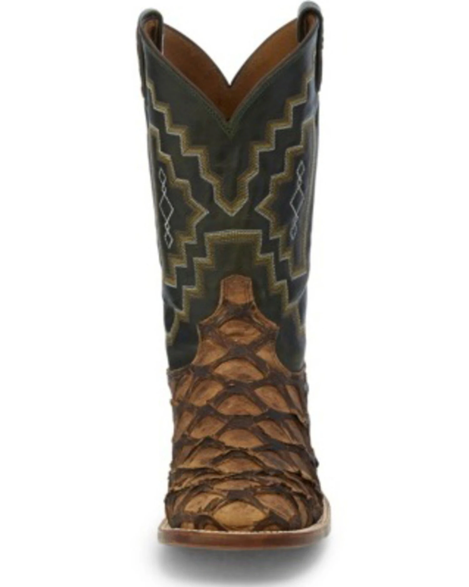 Tony Lama Men's Leviathan Chocolate Western Boots - Square Toe 3 Tony Lama Men's Leviathan Chocolate Western Boots - Square Toe - Image 3