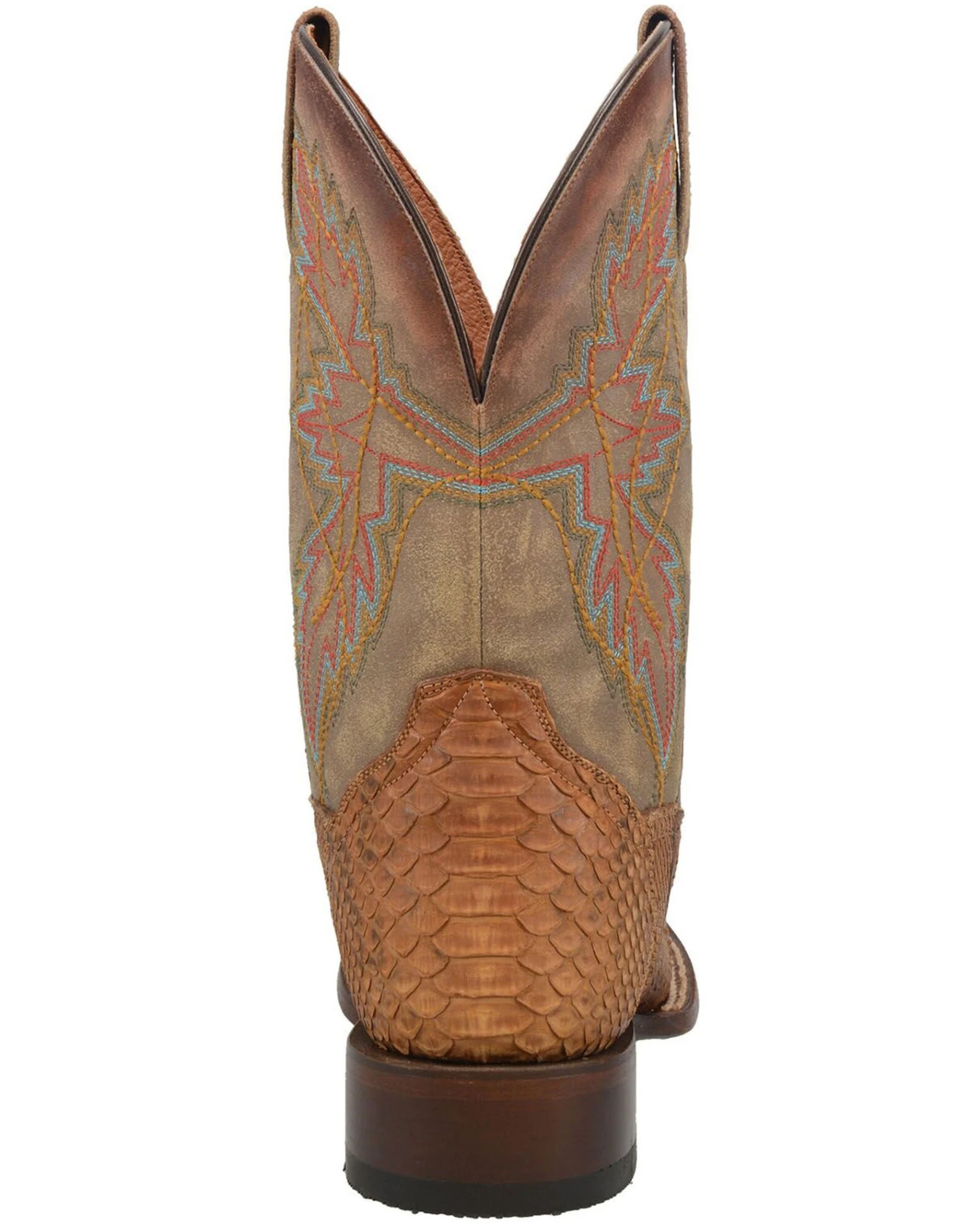 Dan Post Men's Dry Gulch Python Exotic Boots - Broad Square Toe 4 Dan Post Men's Dry Gulch Python Exotic Boots - Broad Square Toe - Image 4